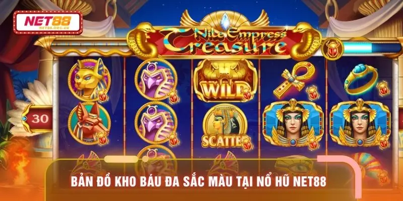 Bản đồ kho báu đa sắc màu tại nổ hũ NET88