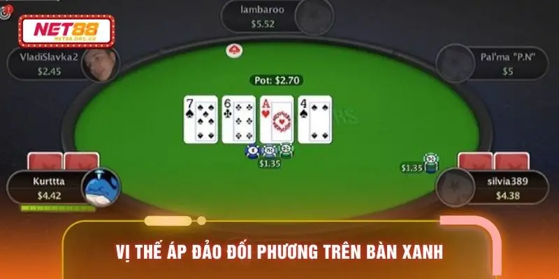 Vị thế áp đảo đối phương trên bàn xanh